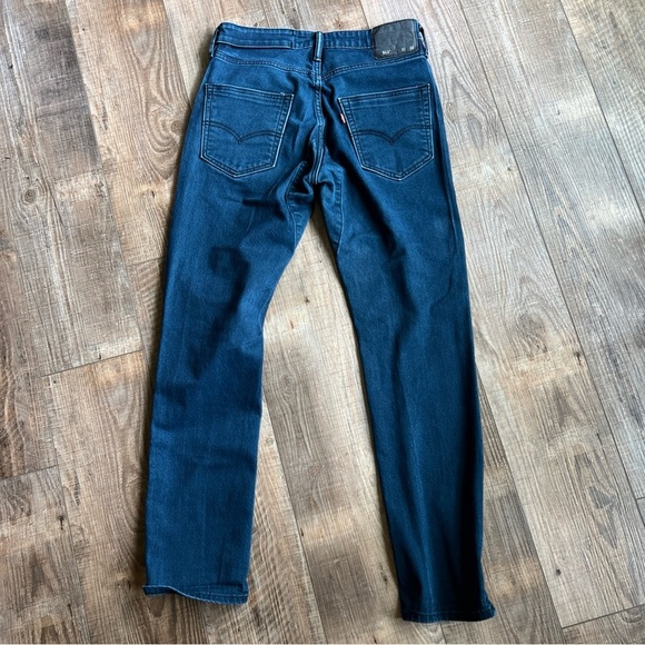 Levi's Blue Straight Cut Denim Jeans - Picture 4 of 7